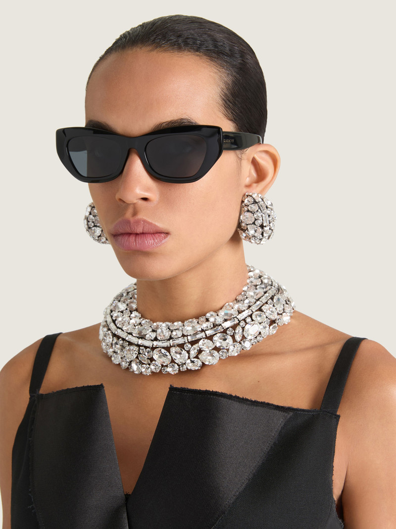 Givenchy BOLD CRYSTALS TORQUE NECKLACE IN METAL AND CRYSTALS outlook