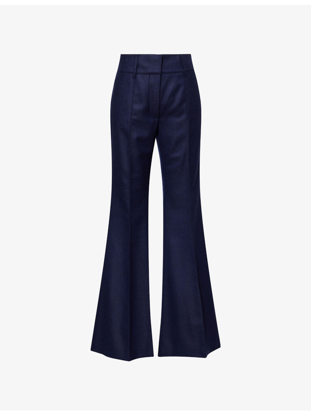 Rhein Flared Wool-Blend Trousers - 1