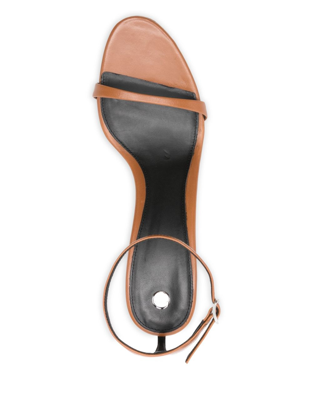 90mm ankle-strap leather sandals - 4