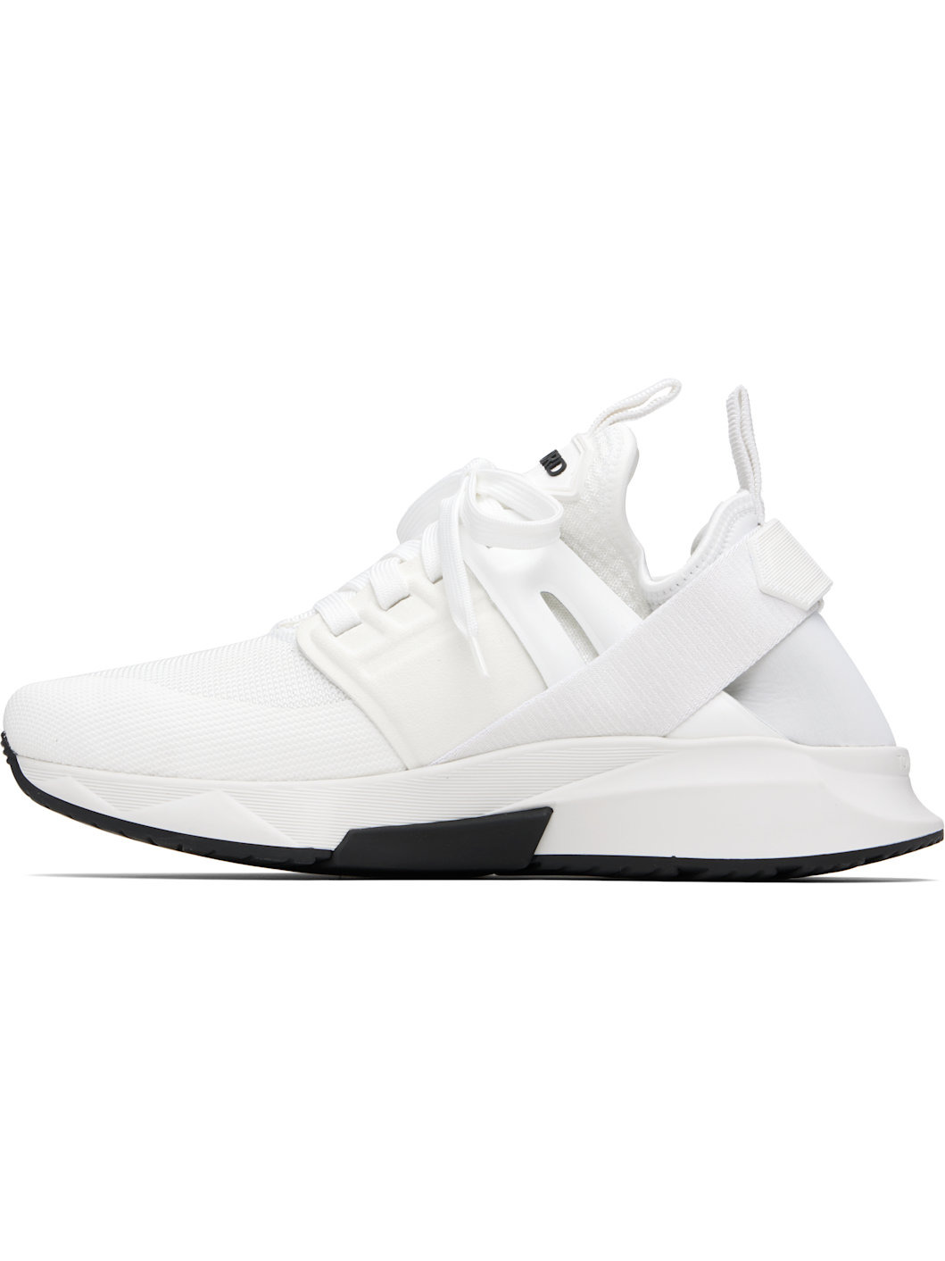 White Neoprene Suede Jago Sneakers - 3