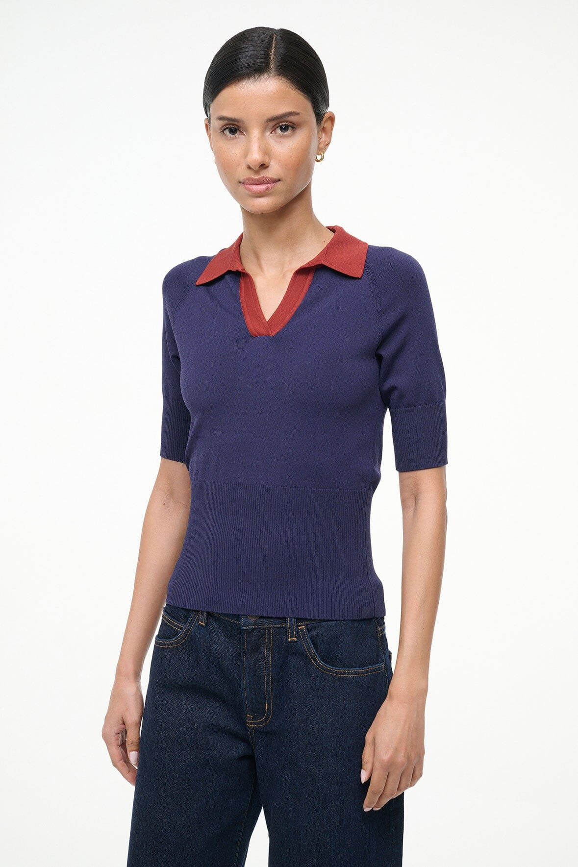 STAUD GENE TOP NAVY SANGRIA - 2