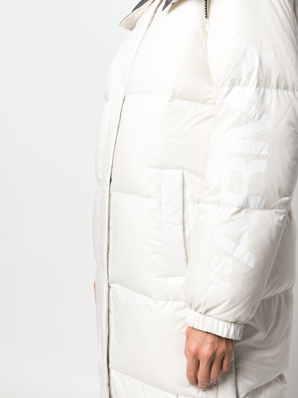 two-tone reversible padded jacket - 5