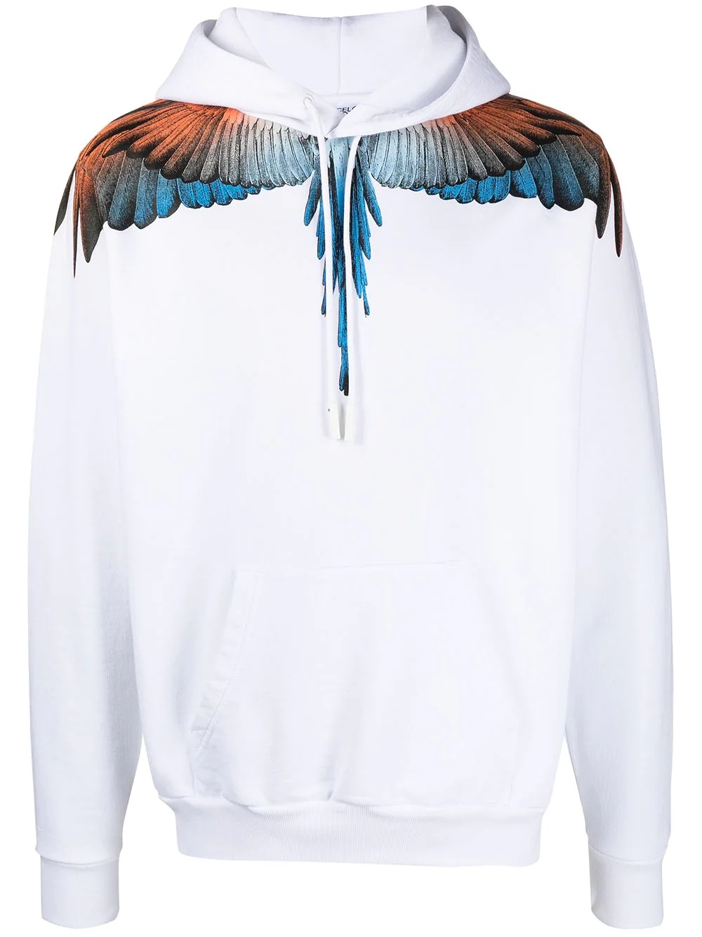 Wings print hoodie - 1