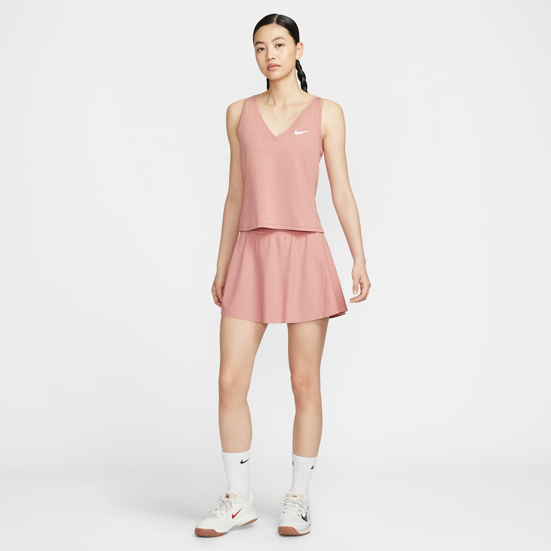 Nike (WMNS) Nike Court Advantage Dri-FIT Short Tennis Skirt 'Red Stardust' FZ6730-618 outlook