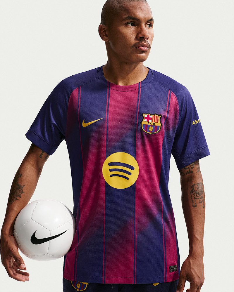FC Barcelona 2025/26 Stadium Home Men's Nike Dri-FIT Soccer Replica Jersey 1