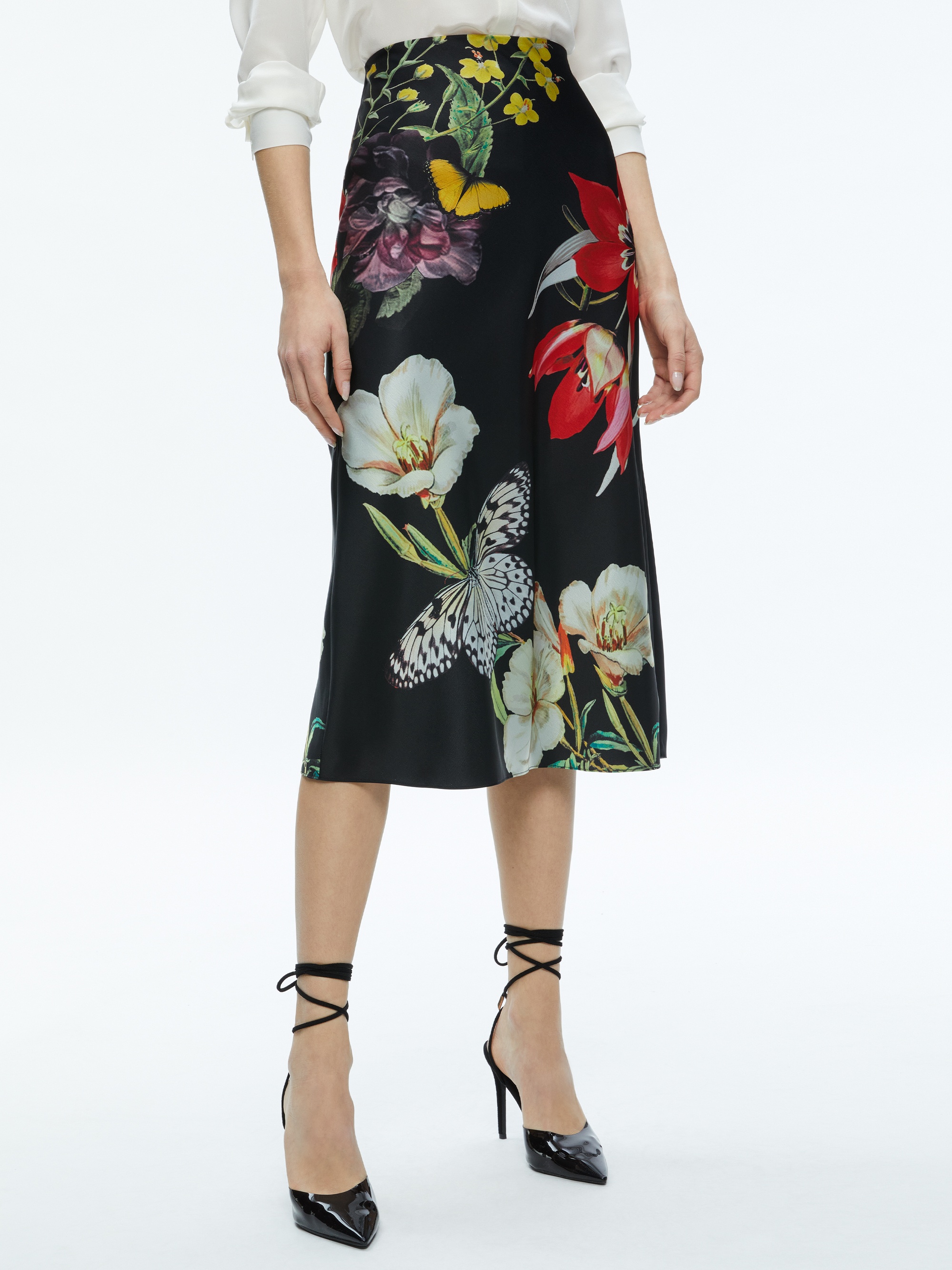MAEVE MIDI SLIP SKIRT - 2