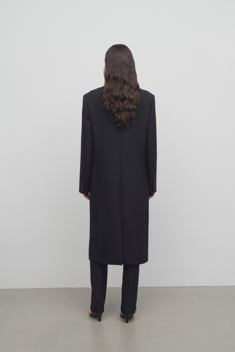 Sand Coat in Virgin Wool 5