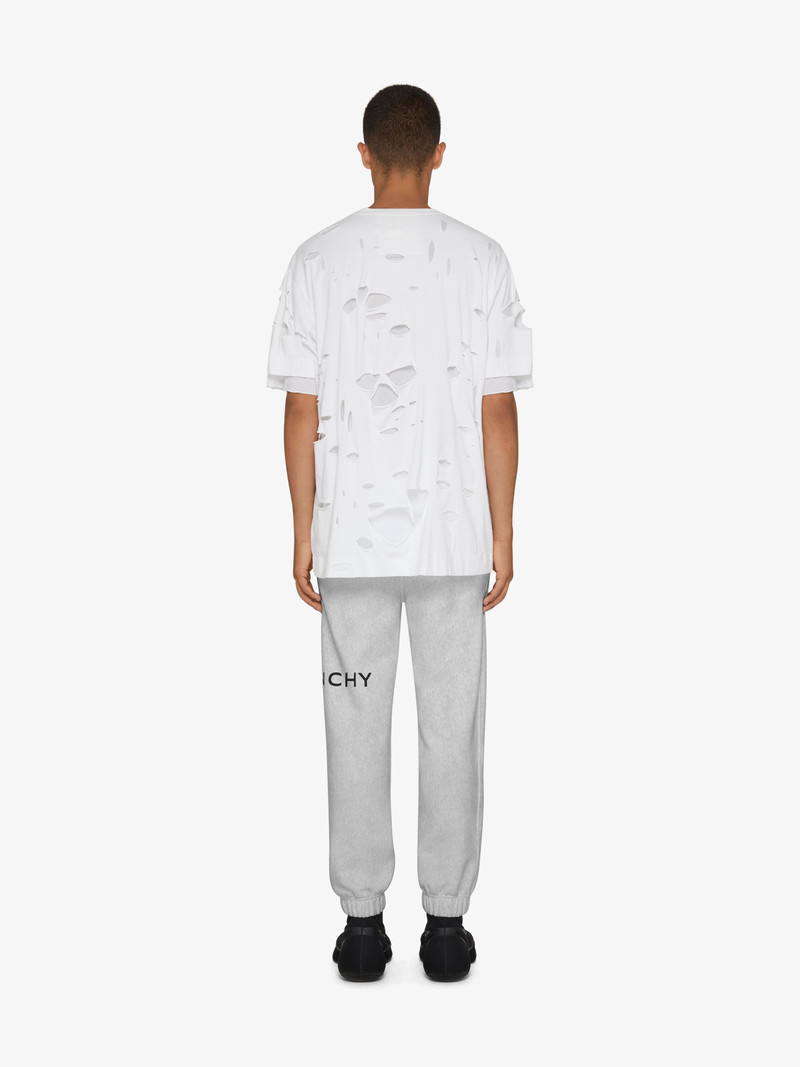 GIVENCHY ARCHETYPE SLIM FIT JOGGER PANTS IN FLEECE 4