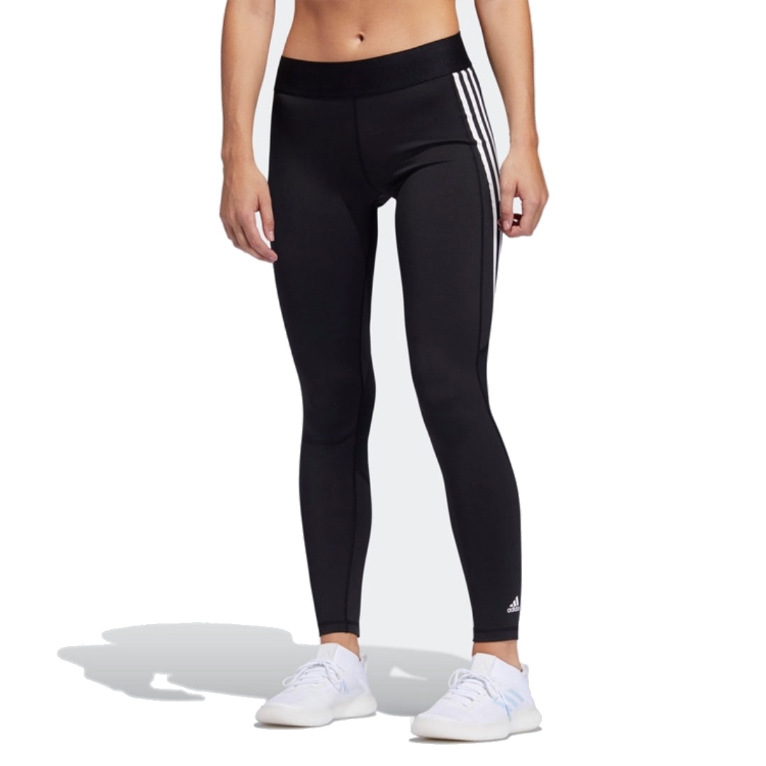 (WMNS) adidas Alphaskin 3-Stripes Long Tights Asia Sizing 'Black' FJ7173 - 3