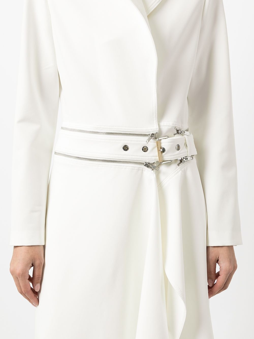 all around-zip belted trench coat - 5