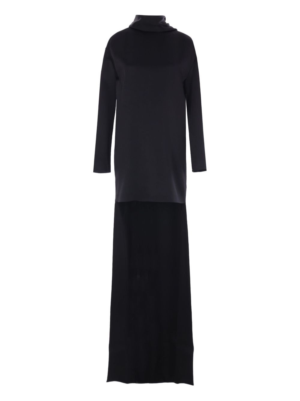 roll-neck maxi dress - 2