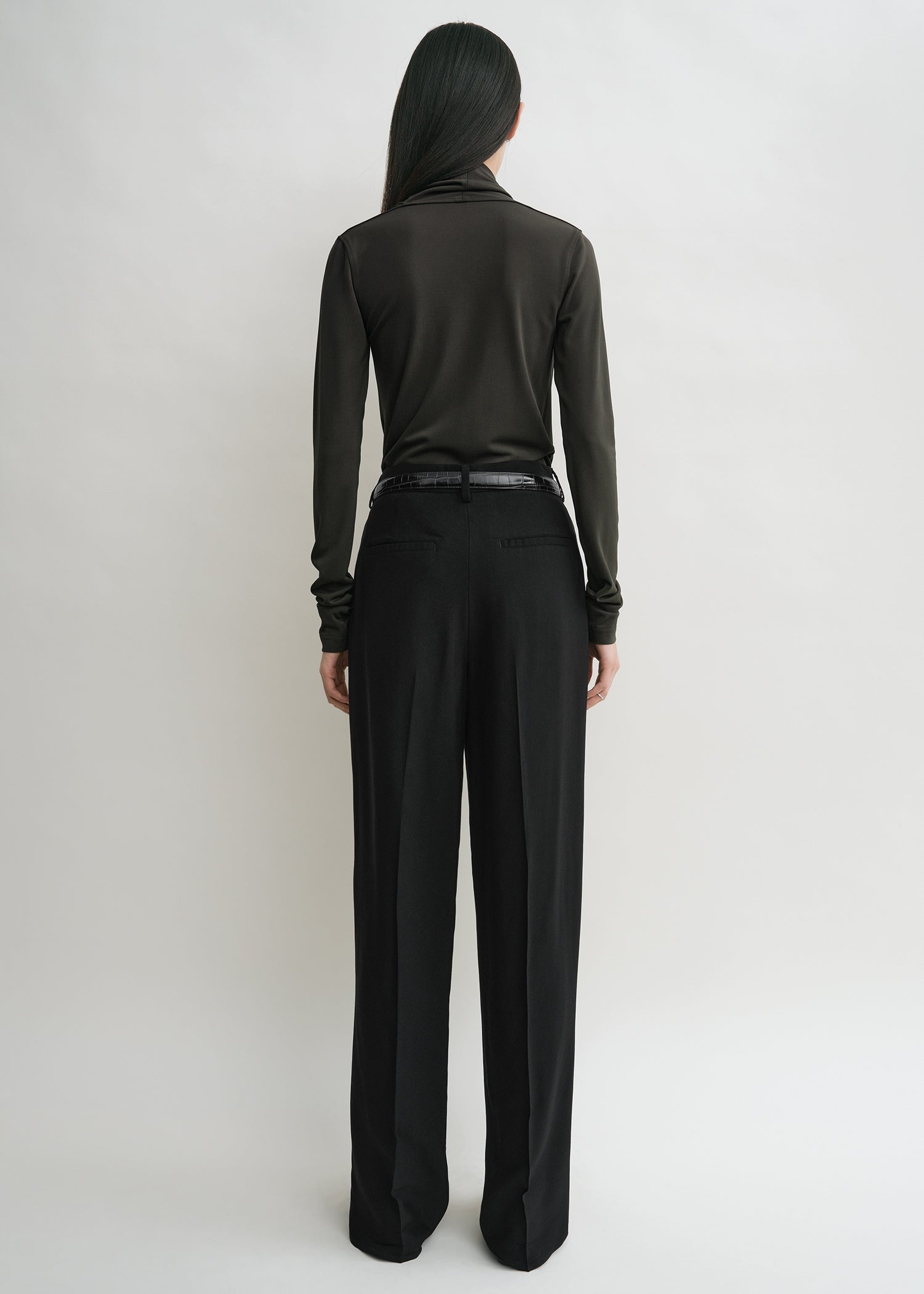 Overlapped jersey top pepper - 4