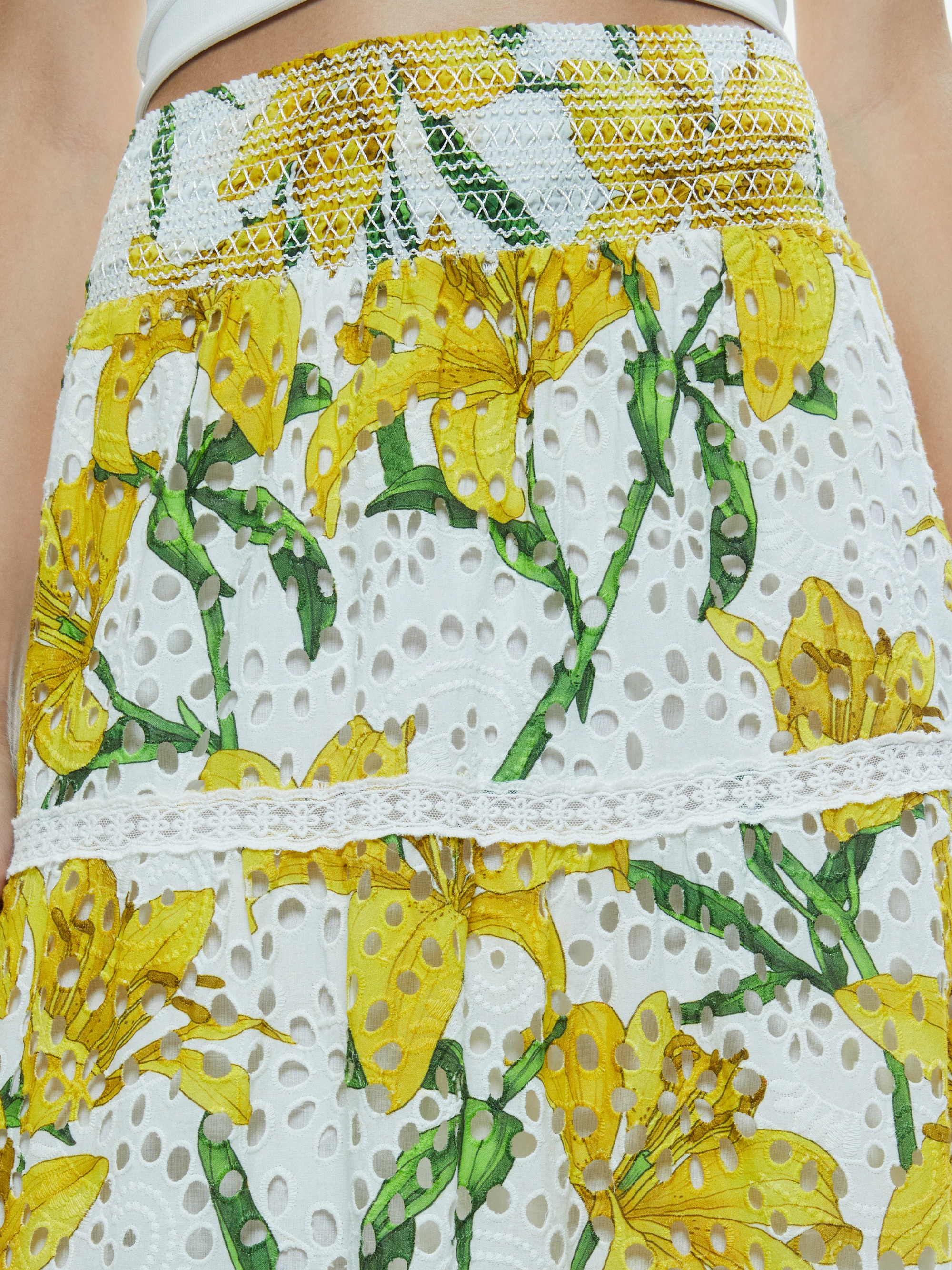 AISHA TIERED MAXI SKIRT - 6