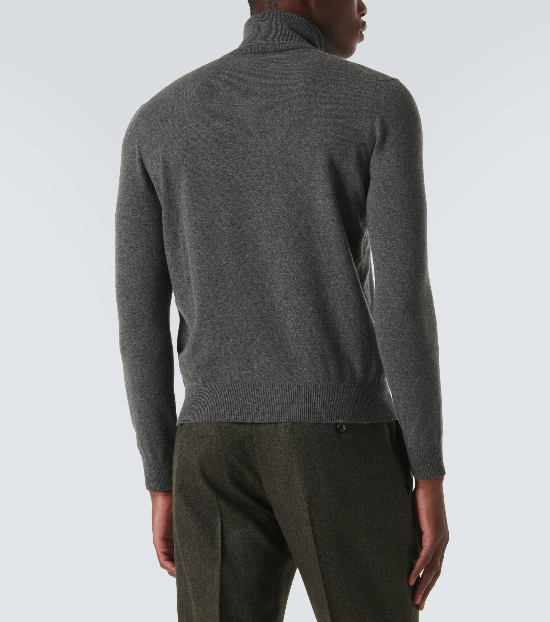 Cashmere turtleneck sweater - 4