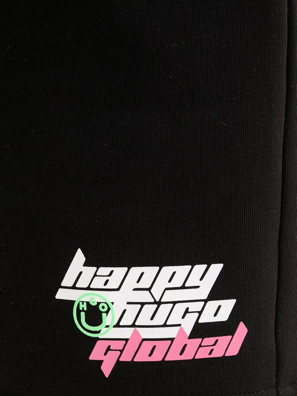 logo-print track shorts - 4