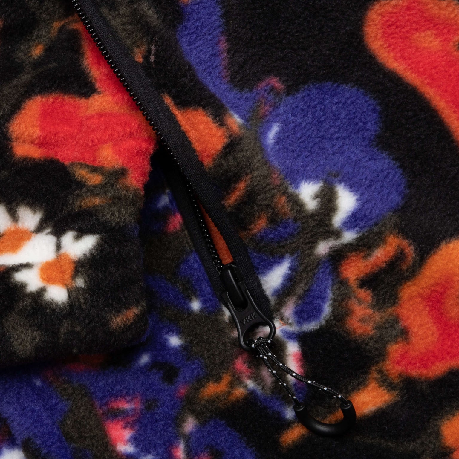 FLEECE FLORAL JACKET - MULTI - 5