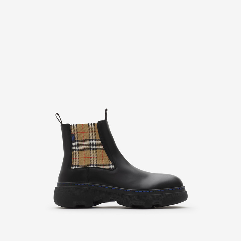 Leather Creeper Low Chelsea Boots 1
