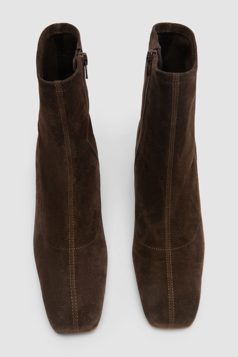 Este Ristretto Suede Leather Ankle Boot - 4