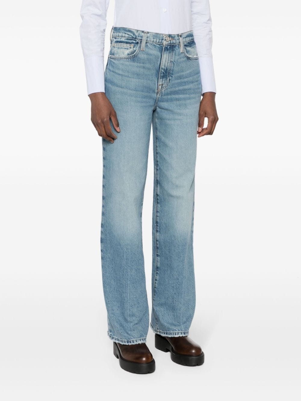 Le Jane high-rise wide-leg jeans - 3