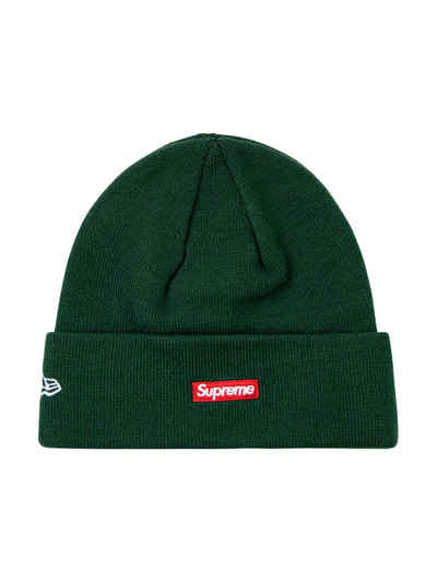 Supreme New Era S-logo beanie hat outlook