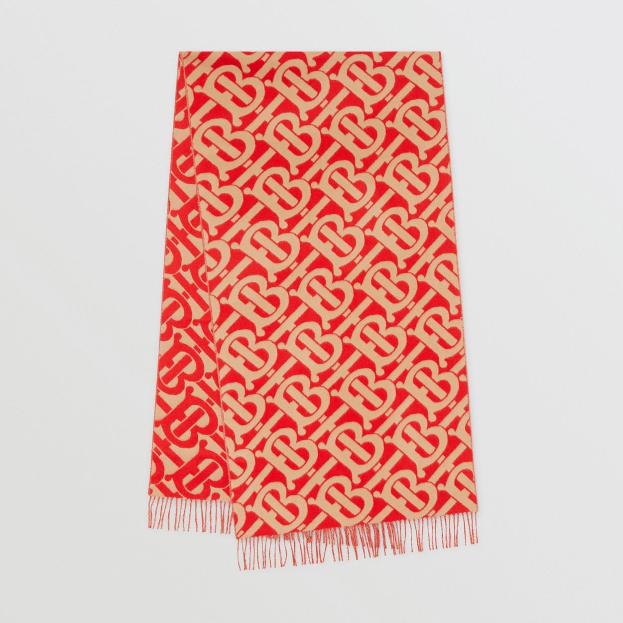 Monogram Cashmere Jacquard Scarf - 1