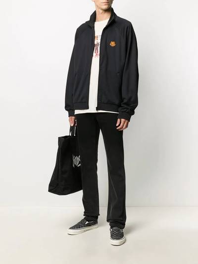 KENZO embroidered Tiger zipped jacket outlook