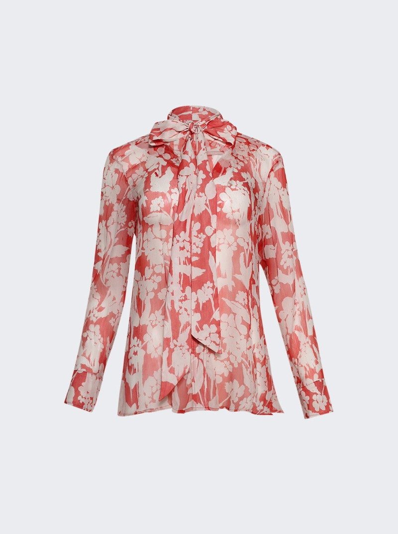 Draped Pleat Detail Blouse Chilli And Blush 1