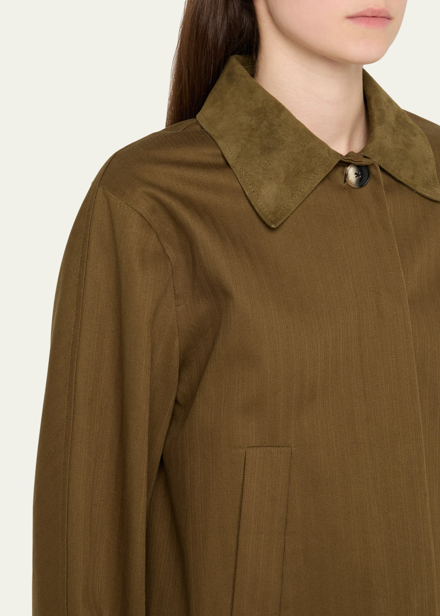 Angela Fine Herringbone Jacket - 5