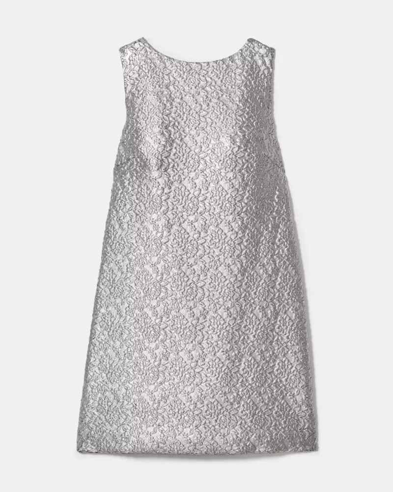 Foil Lace Shift Dress 1