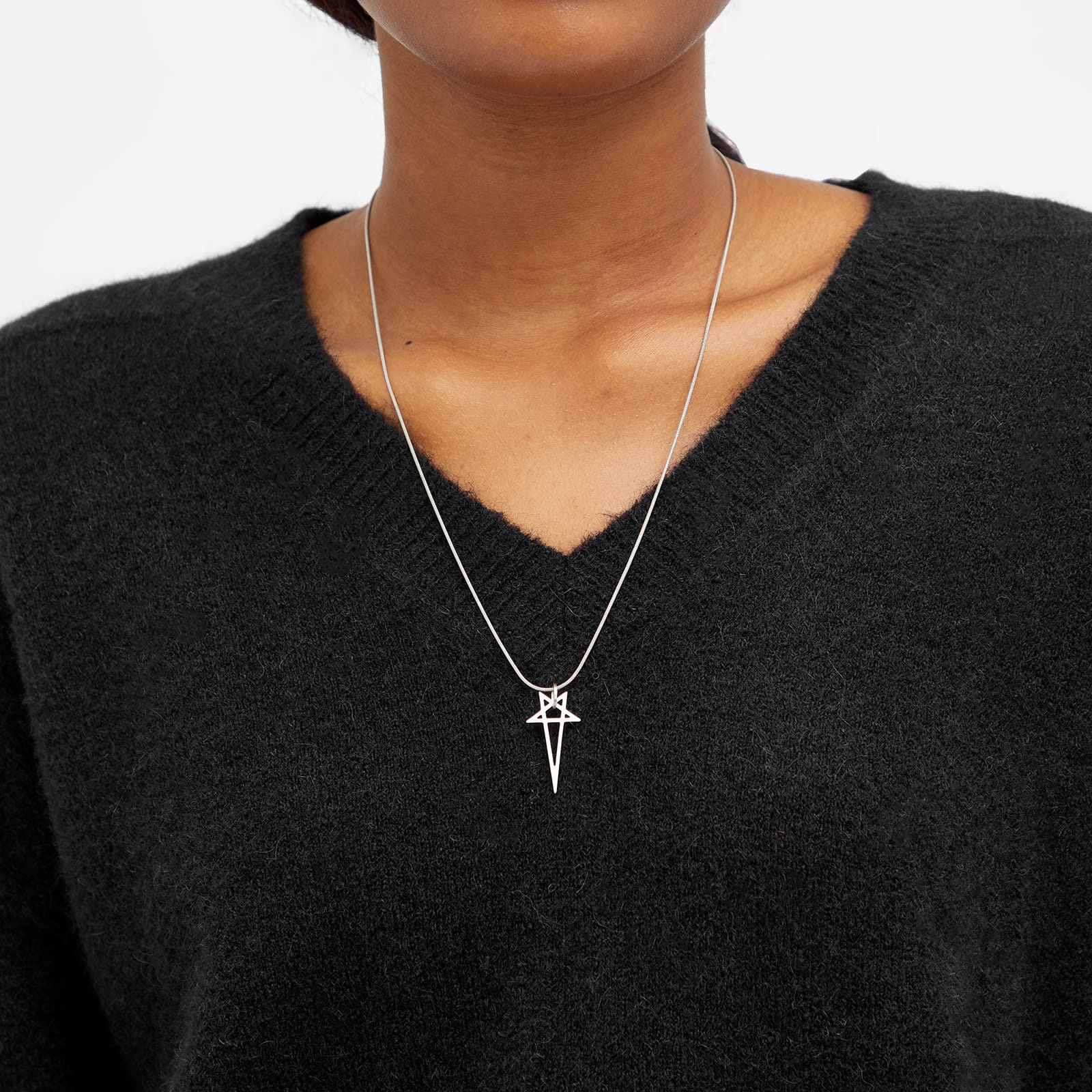【送料&関税込】Rick Owens Pentagram Charm RICK OWENS (リック・オウエンス) - PENTAGRAM CHARM NECKLACE