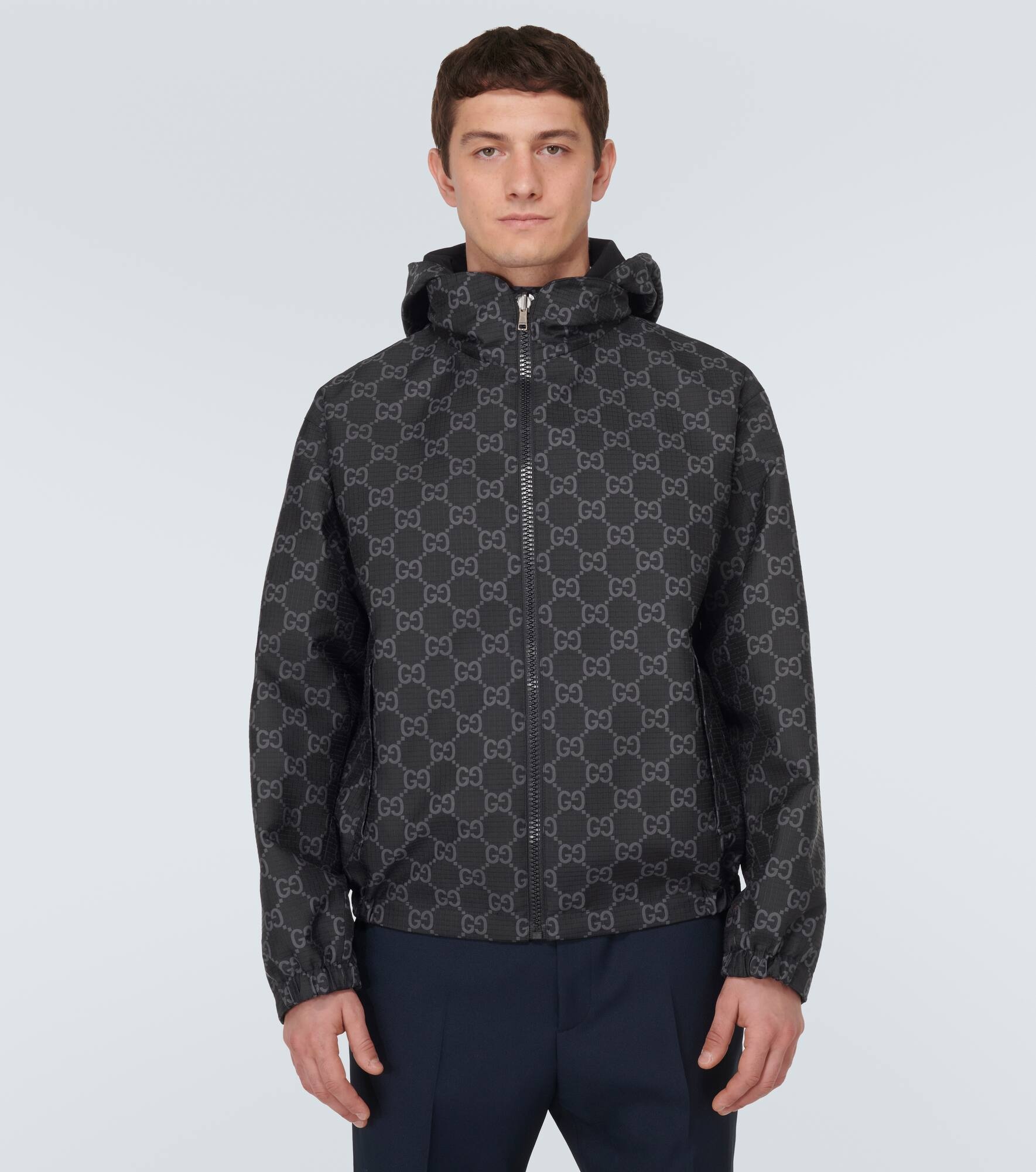 GG reversible ripstop jacket - 3
