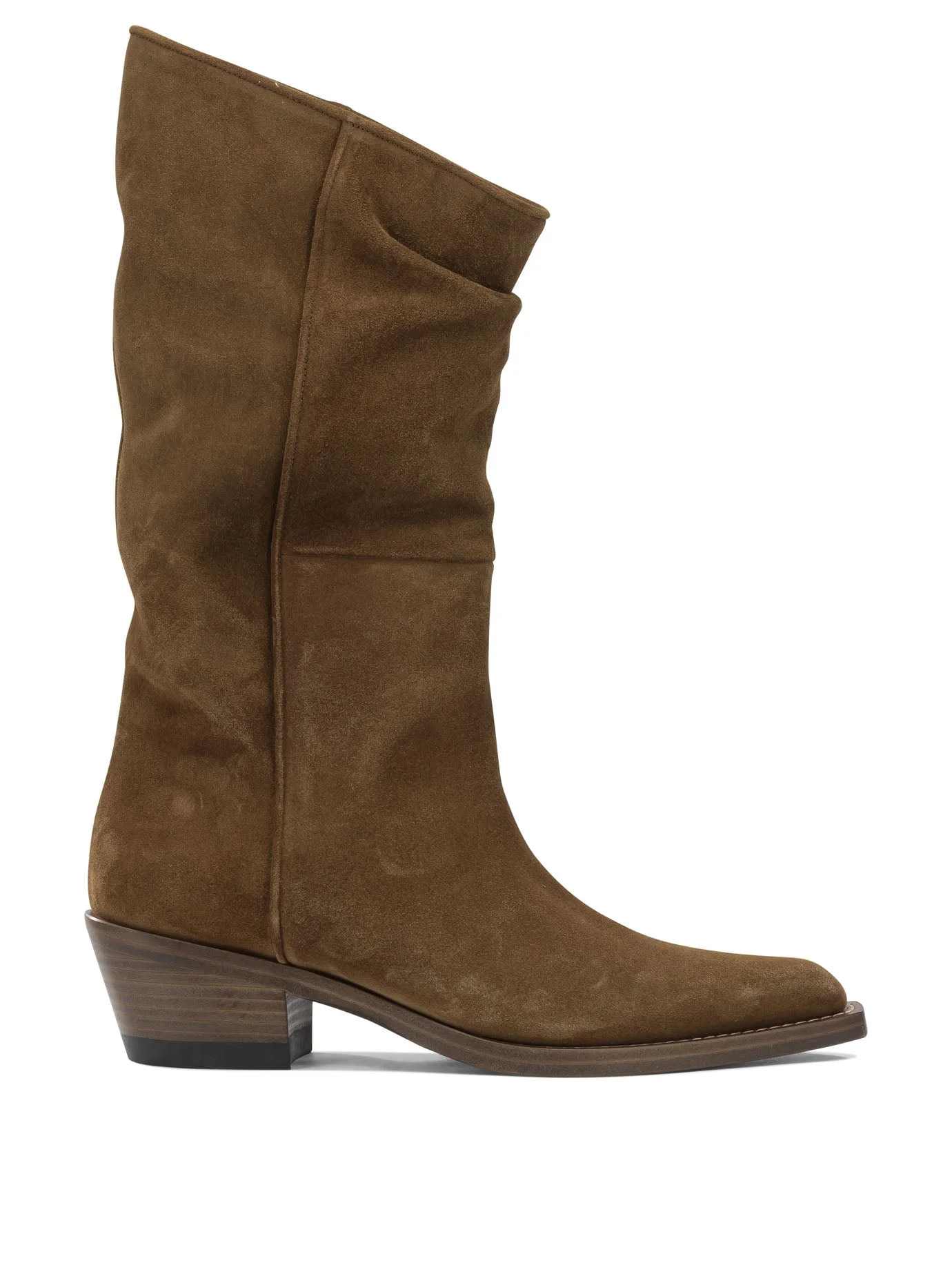 Khaite Clive Cowboy Boots Brown Women - 1
