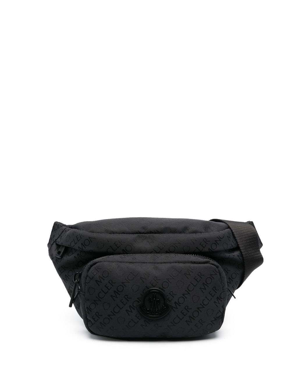 logo-jacquard belt bag - 1