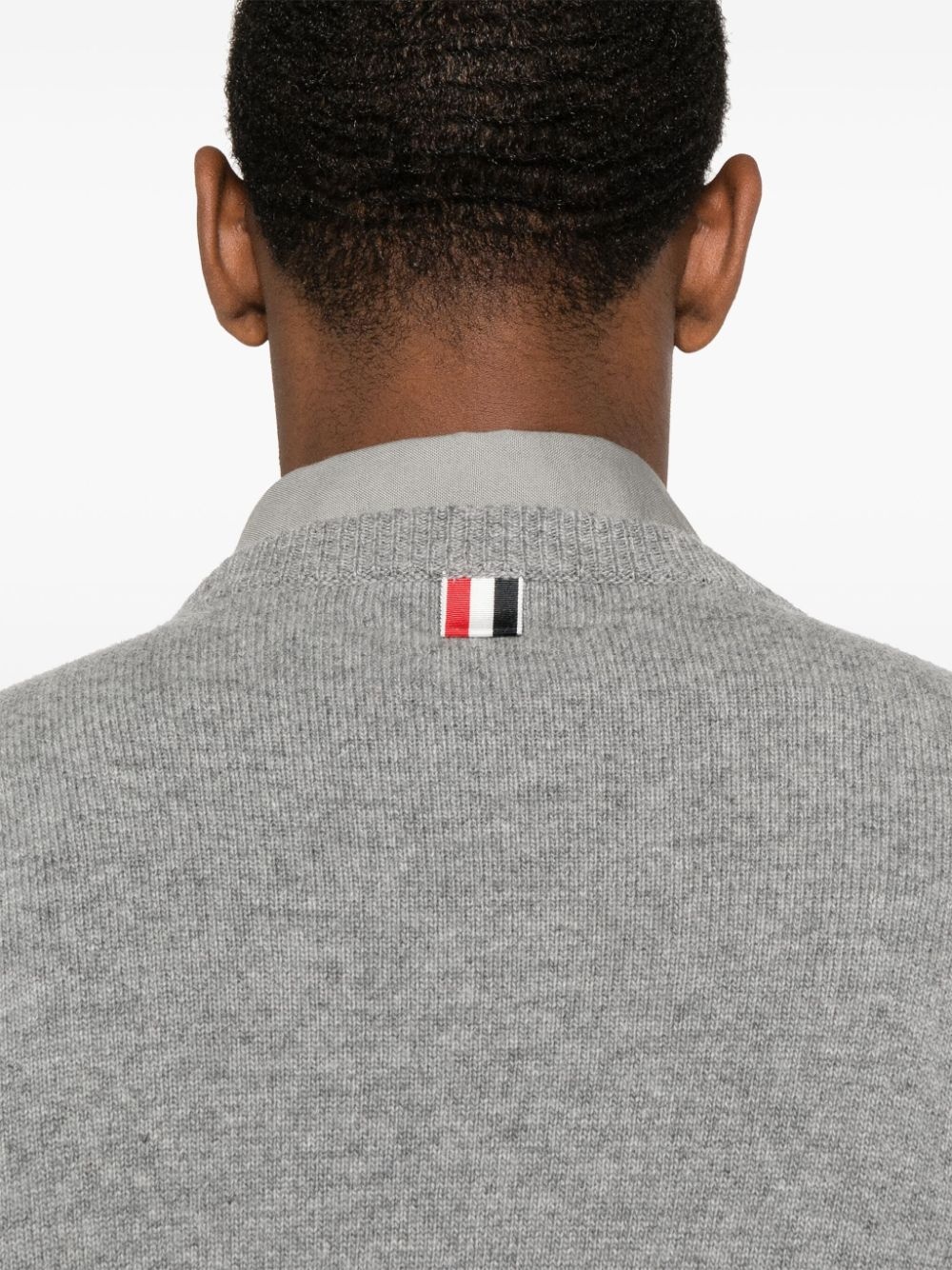 patterned-jacquard wool jumper - 5