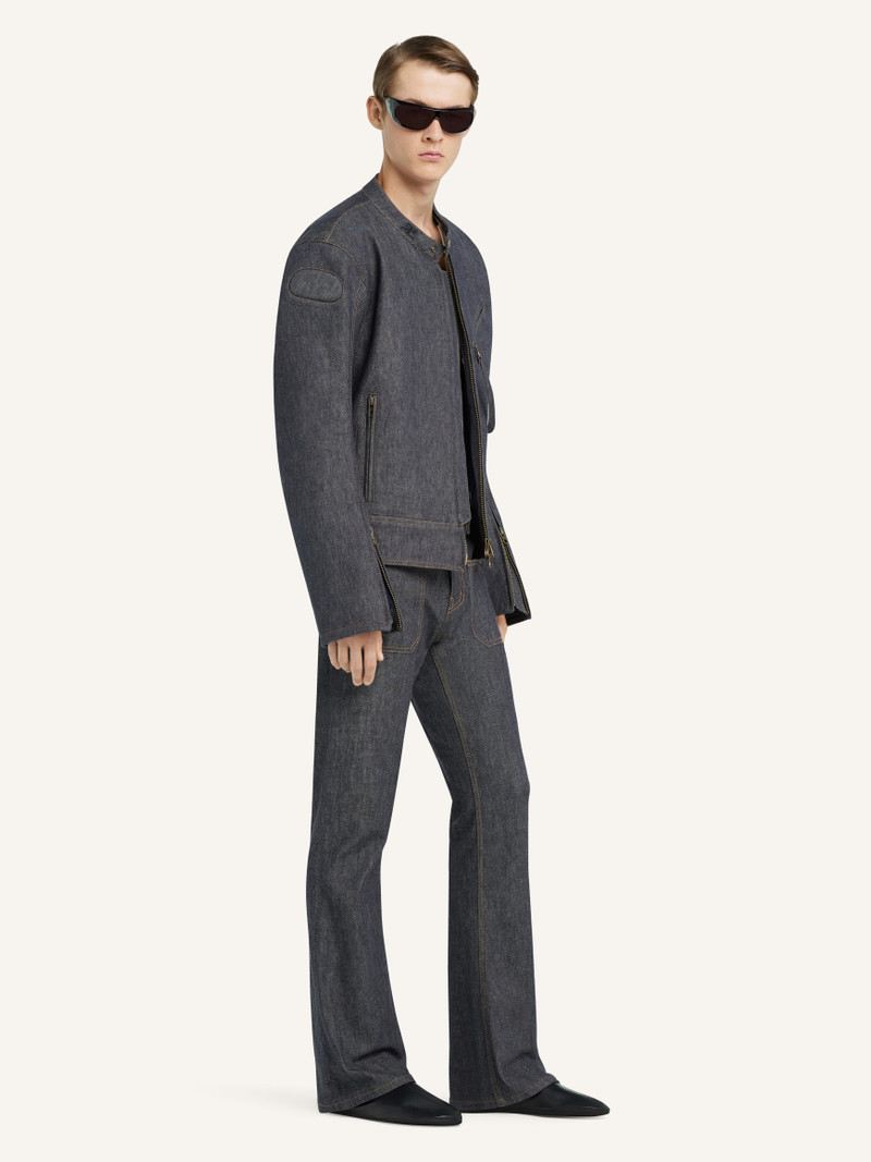 SCUBA DENIM BIKER JACKET 3