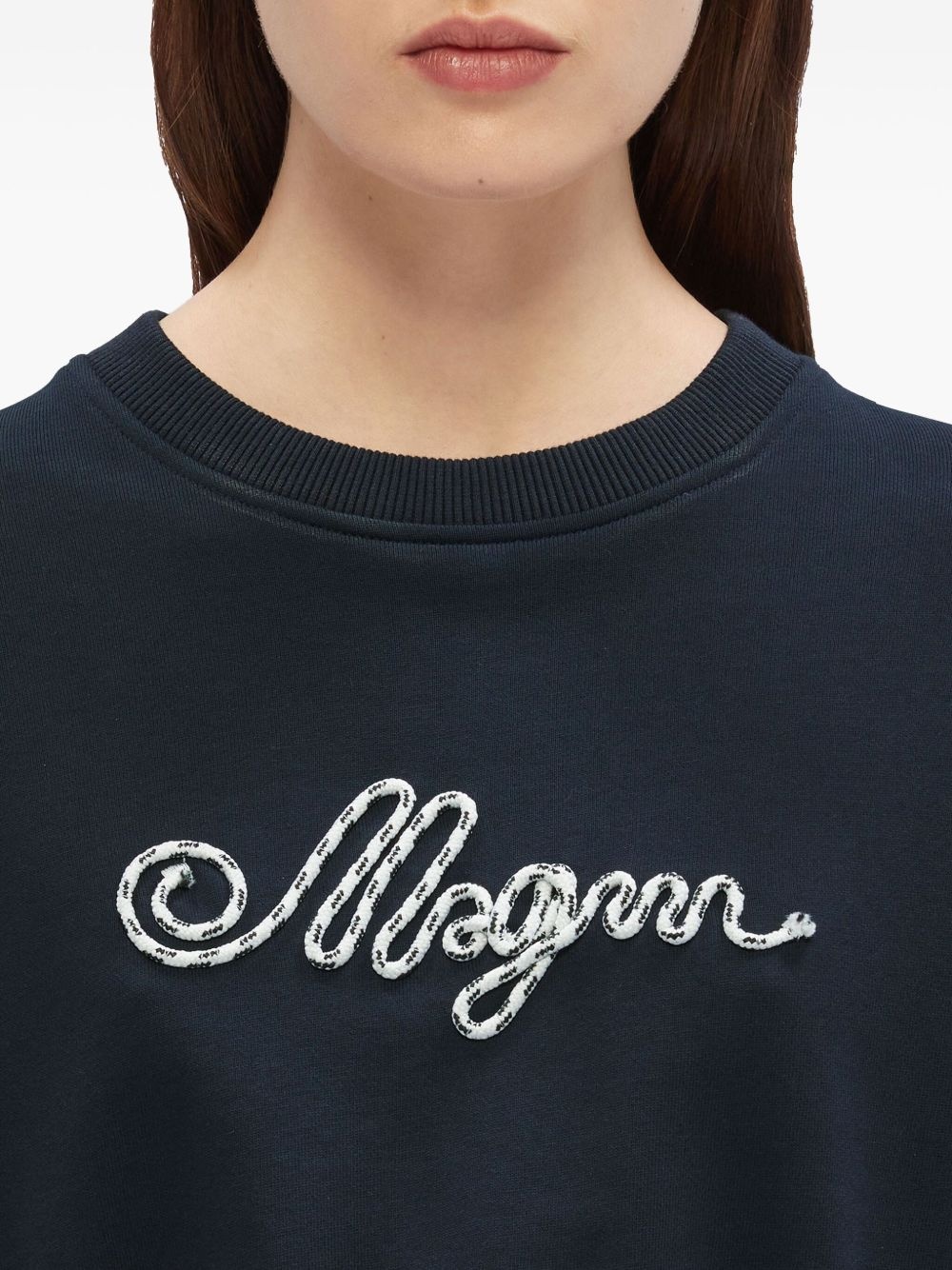 logo-embroidered sweatshirt - 5