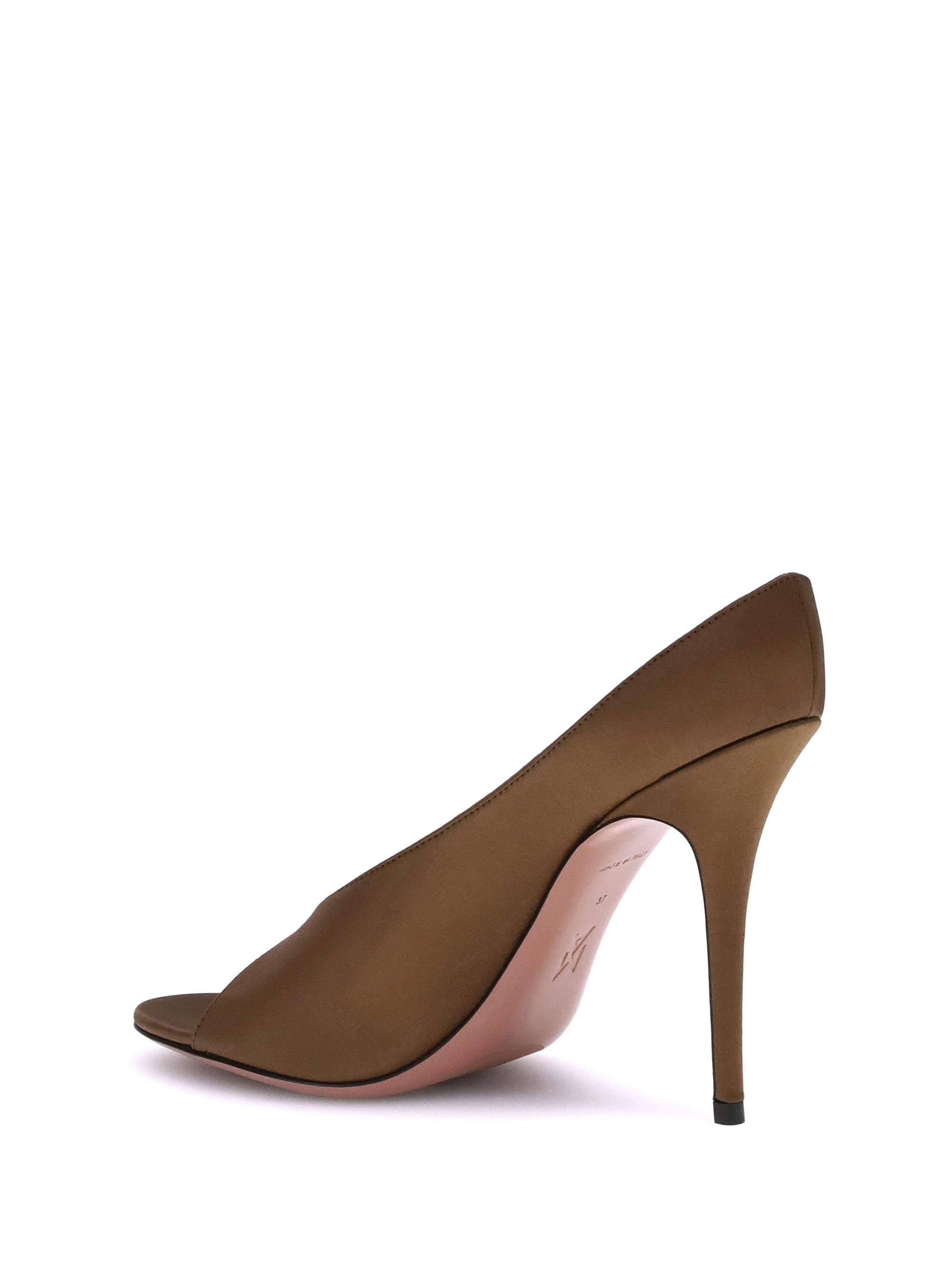 Amina Muaddi Women Anok Satin Sandals - 3
