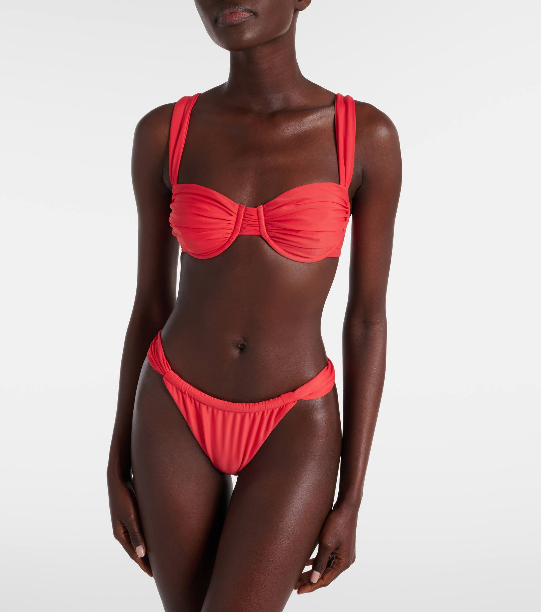 Balconette ruched bikini top - 2