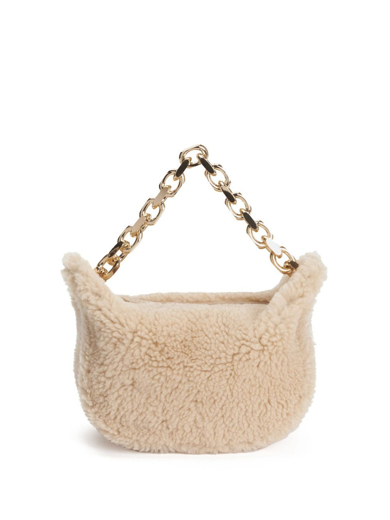 small shearling eyelet bag 1