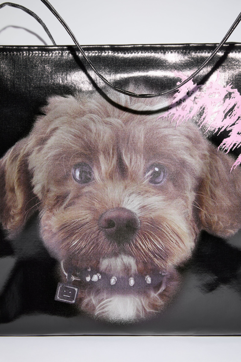 Printed tote bag - Black 7