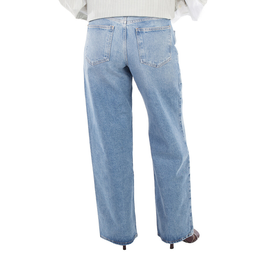Agolde Ladies Blue Fusion Denim Jeans - 3