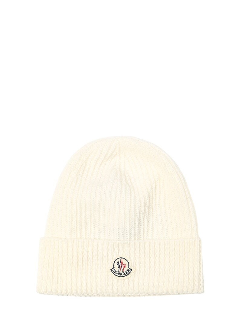 WOOL & CASHMERE TRICOT BEANIE - 1