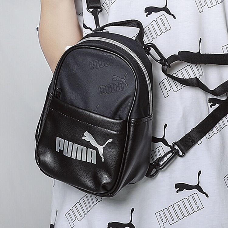 (WMNS) PUMA Up Mini Backpack 'Black White' 077479-01 - 6