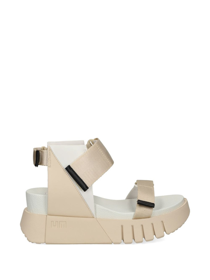 Delta Run touch-strap platform sandals 1