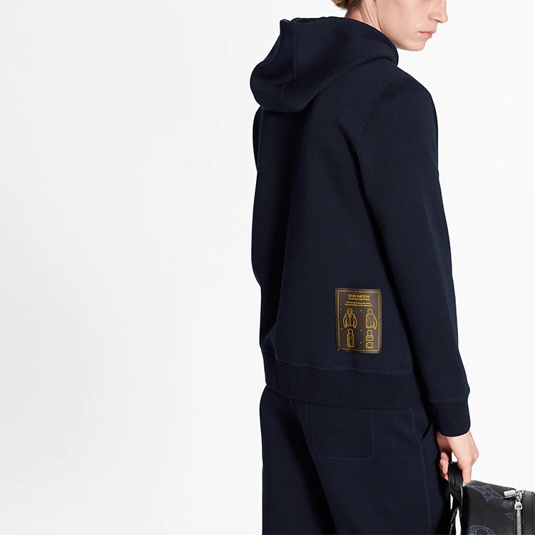 Men's LOUIS VUITTON SS21 Zipper travel Navy Blue 1A8HAW - 3