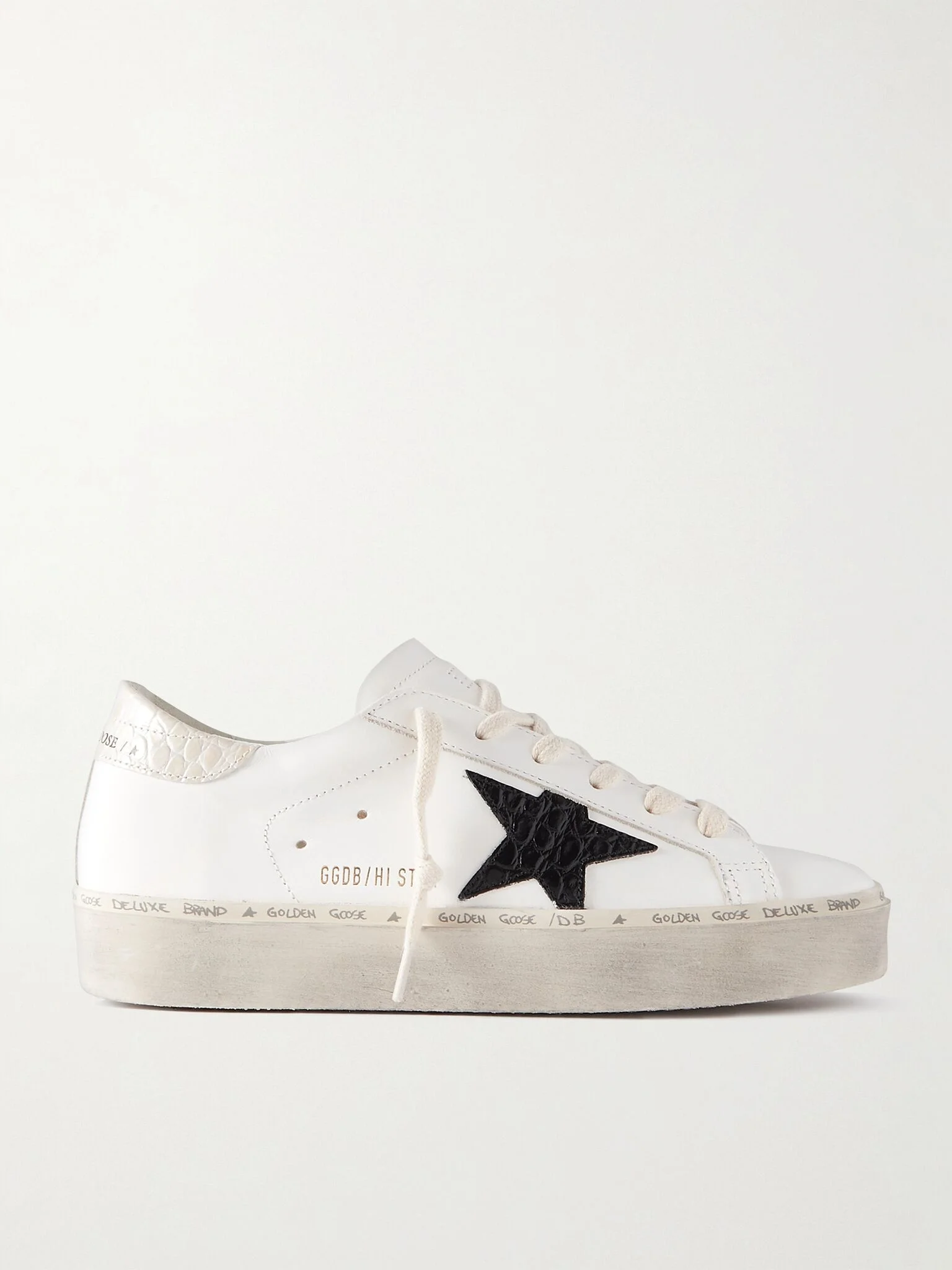 Hi Star distressed leather sneakers White - 1