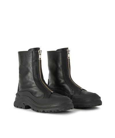 MSGM MSGN Track Sole Boots in Leather outlook