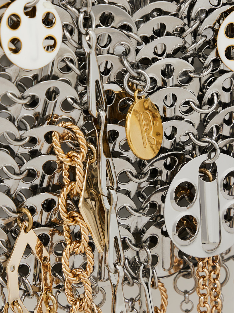 ICONIC SILVER NANO 1969 BAG ASSEMBLED WITH METALLIC PAMPILLES 4