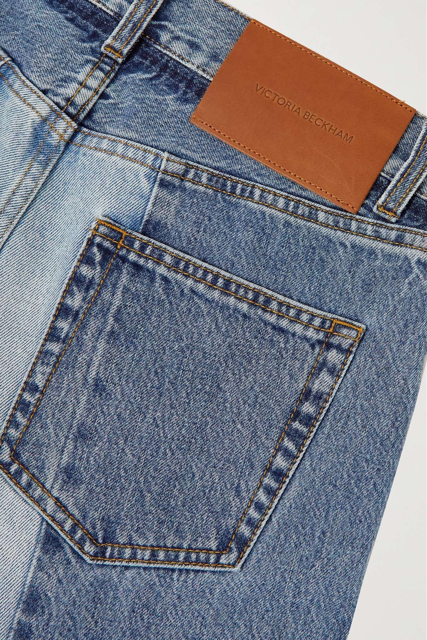 Victoria patchwork mid-rise jeans - 5