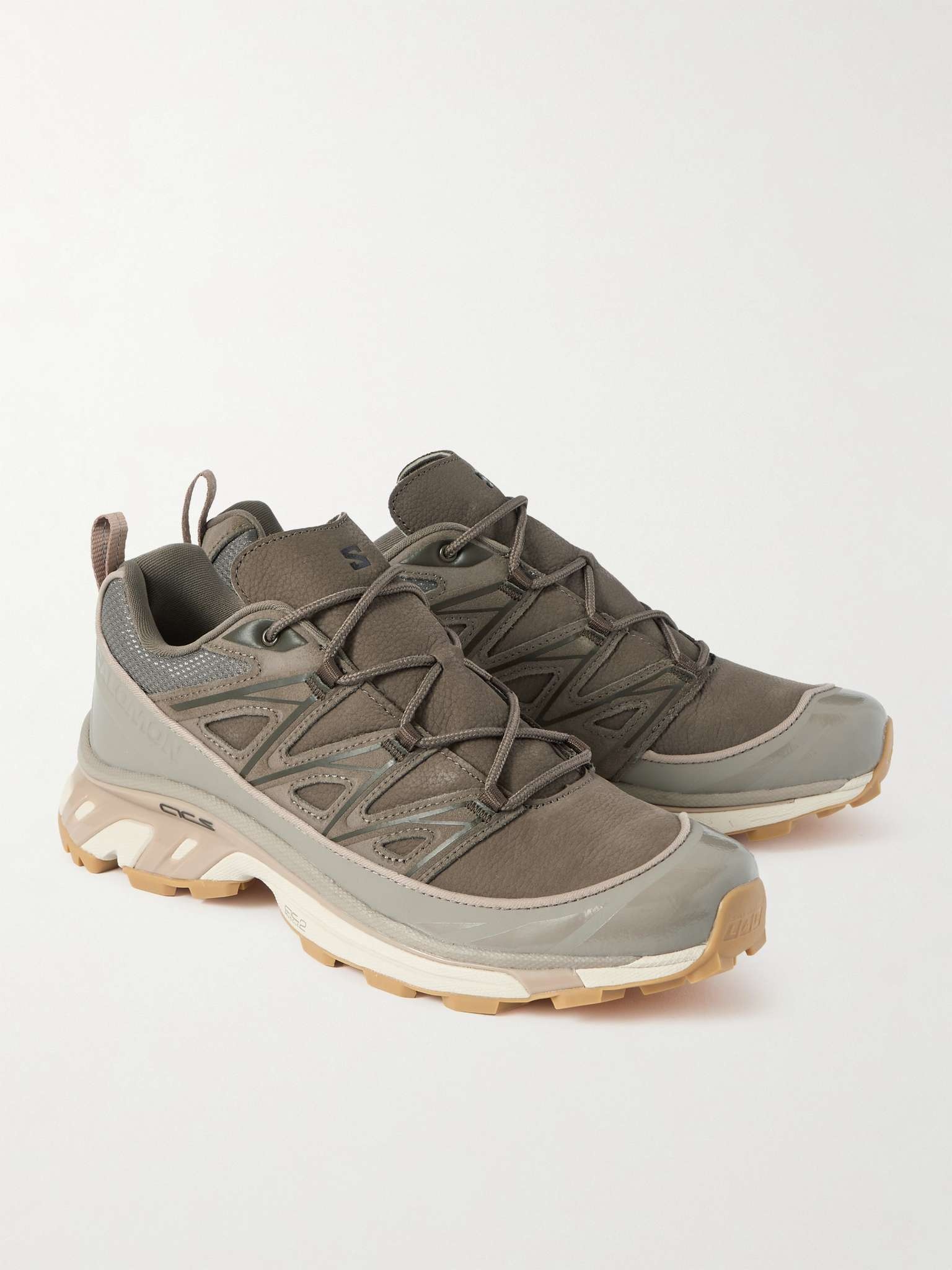 XT-6 Expanse LTR Mesh-Trimmed Suede and Leather Sneakers - 4